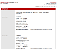Ricerca anagrafca protesti + Visura Effettiva