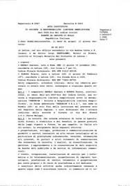 Variazione sede sociale Società di capitali (solo se nello stesso comune)